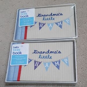 Gibson Grandma's Little Champ Brag Book - Blue and Tan